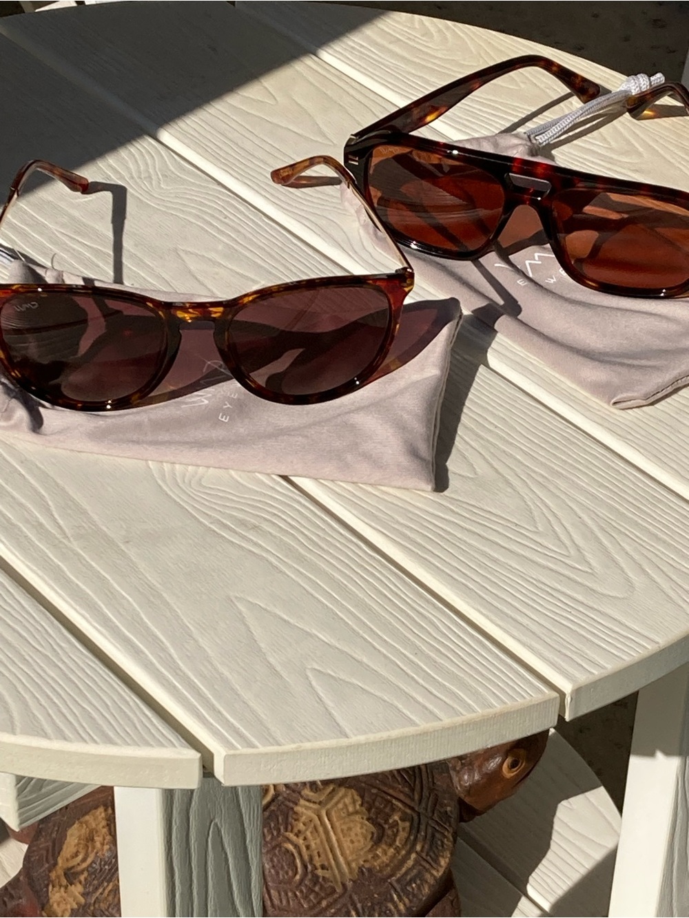 Women’s Tortoiseshell Sunglasses - Brown Lenses - Two Pairs of WMP POLARIZED